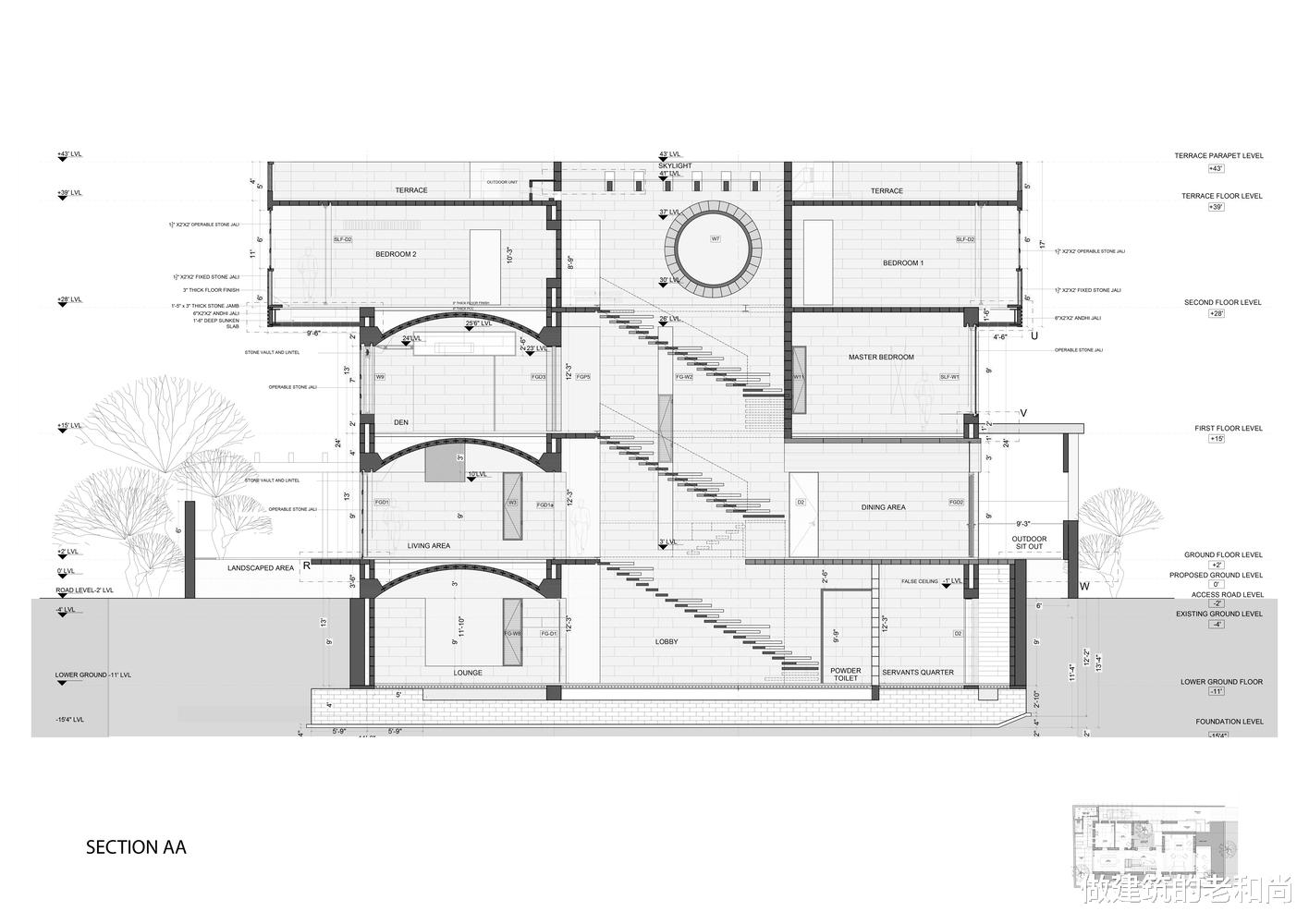 建筑师|完全由石头建造的住宅：探索石头的更多可能性和延续传统辉煌
