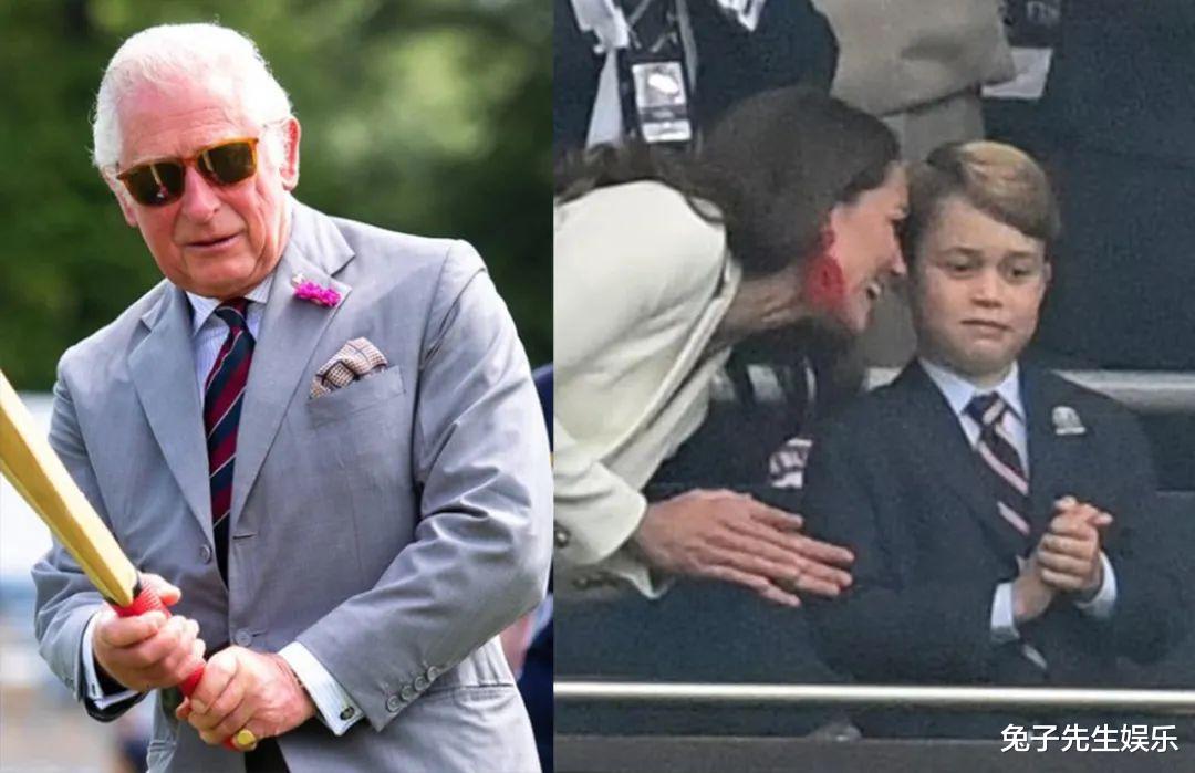 凯特王妃|7岁小乔治长残了？歪个嘴巴太像查尔斯，凯特美人基因也扳不回来