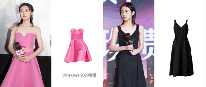 方脸妹说时尚|张子枫高调现身首映礼,穿露肩小黑裙站C位容光焕发,气质大变样