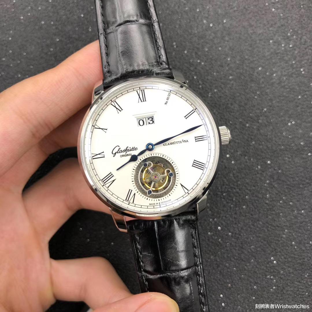 刻腕表者Wristwatches R8厂格拉苏蒂原创议员陀飞轮细节工艺怎么样?