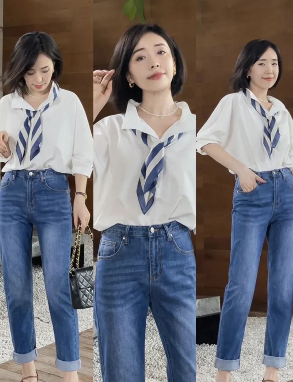 虎哥说衣不二|中年女人穿白衬衫不好看?建议多搭这“几种下装”,满满的高级感