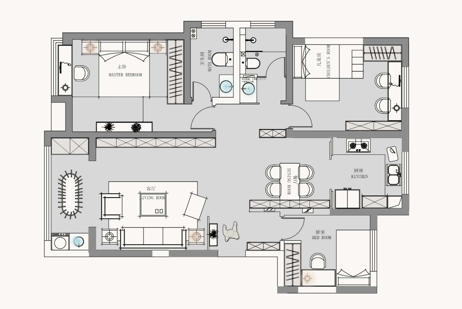 看了她家,才知道什么是实用,130㎡的户型,看不到一丝的浪费