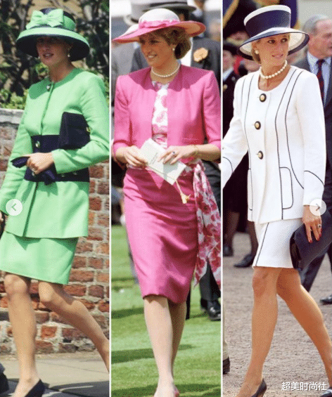 超美时尚社|戴安娜逝世24年，曾被赞是王室最会穿的人，这30套穿搭太经典
