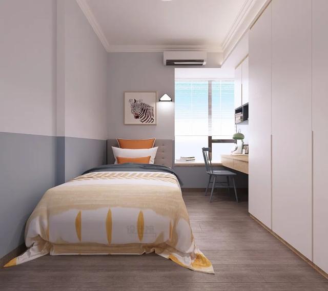 卧室小怎么安排床和衣柜？小户型快看看，小卧室也有好方案