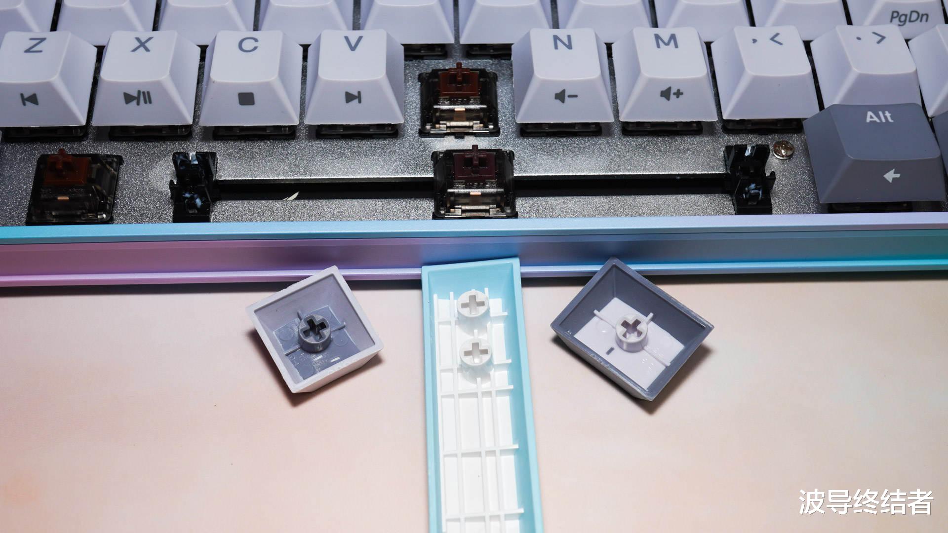 4G|就要更色一點！杜伽K330W冰淇淋 三模機械鍵盤