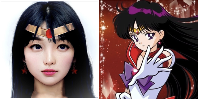 创造与魔法|AI技术：美少女战士用AI还原真人，海王满最美！
