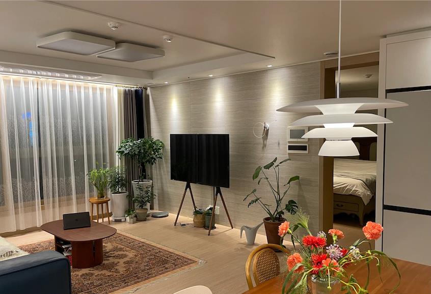 93㎡的房子,业主遵循内心选择,简简单单的效果反而舒适有品位