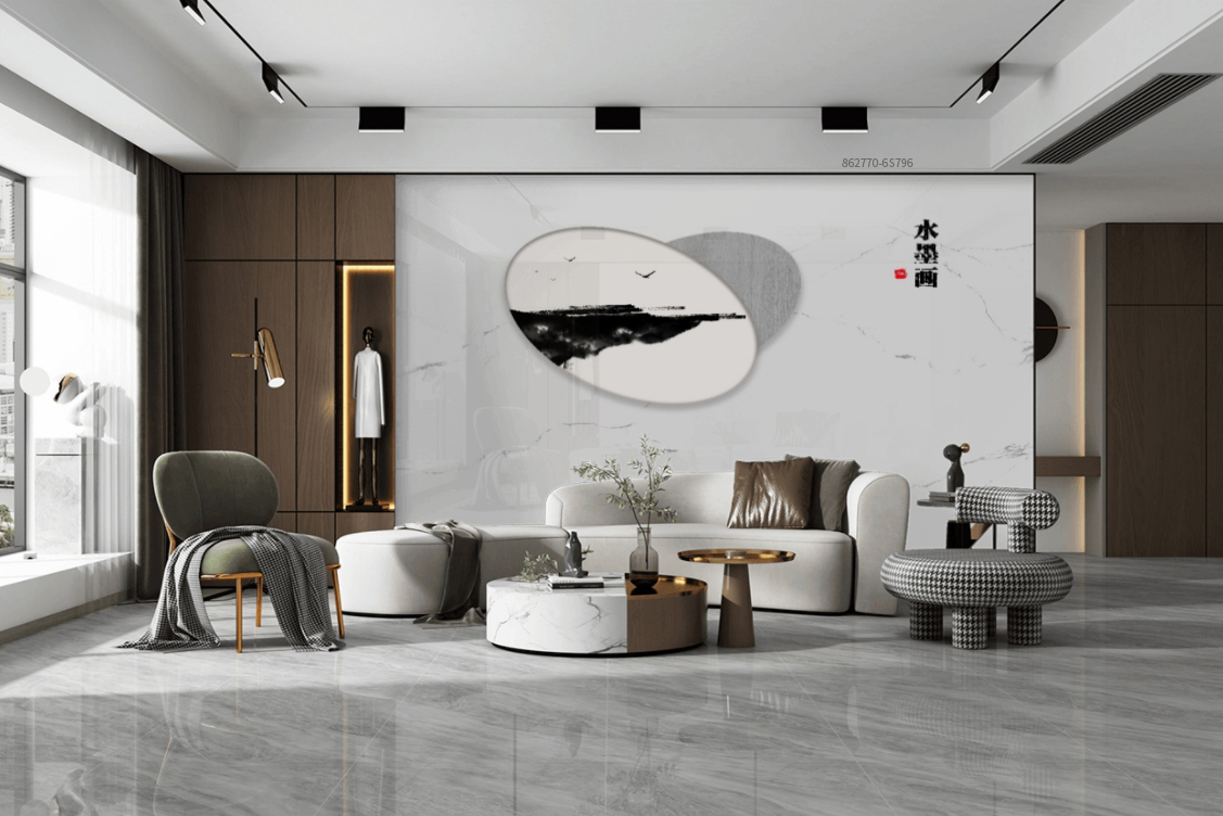 宋图网|禅意意境背景墙打造追求宁静舒适的家