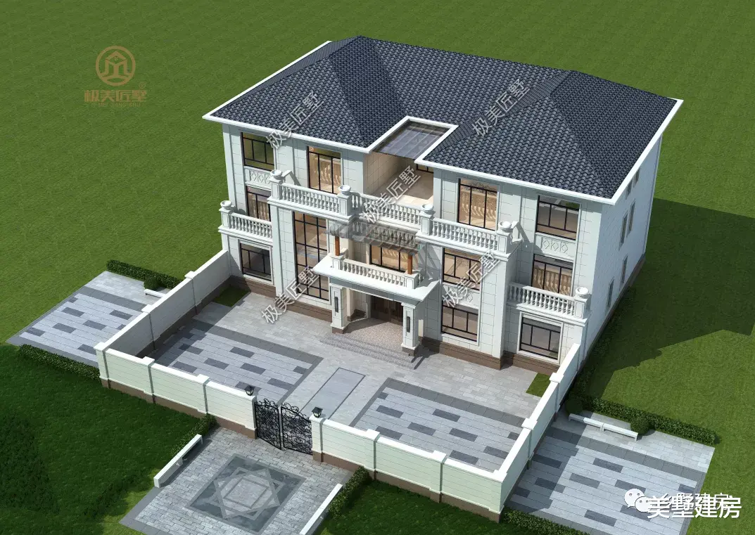 占地二百多平,想建三层别墅,欧式风格必须走起来!