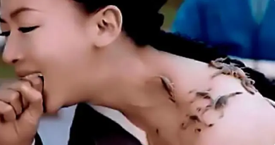 舜网 演员为作品真的太拼了!于文文吃十斤芒果,吴谨言后背趴满蝎子,她却不幸流产