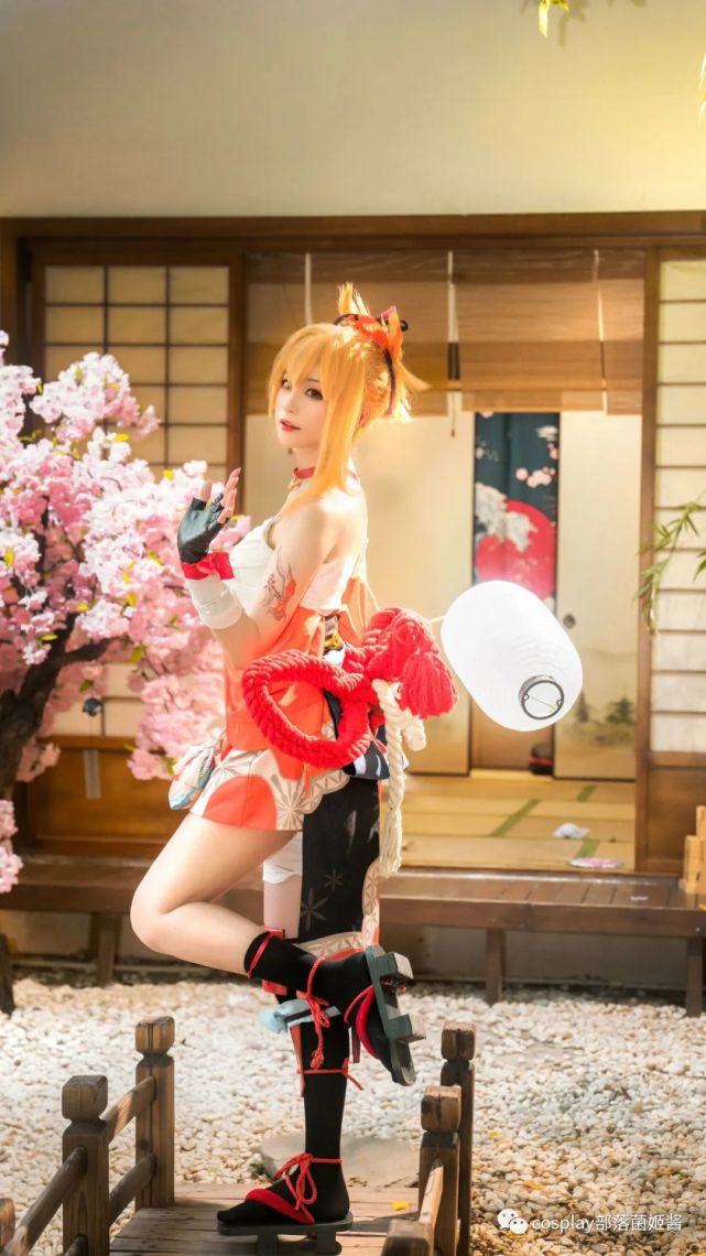 |cos:原神琉焰华舞·宵宫cos正片@拼音音