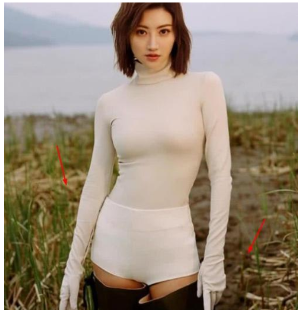 景甜|景甜到底有多撩人？穿薄薄的裙子像层纱，看得人心脏怦怦跳