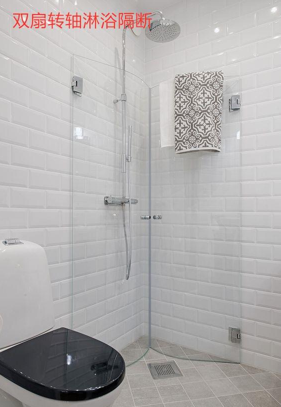 浴室再小也可以这样做隔断，省空间还上档次，后悔没有早点知道！