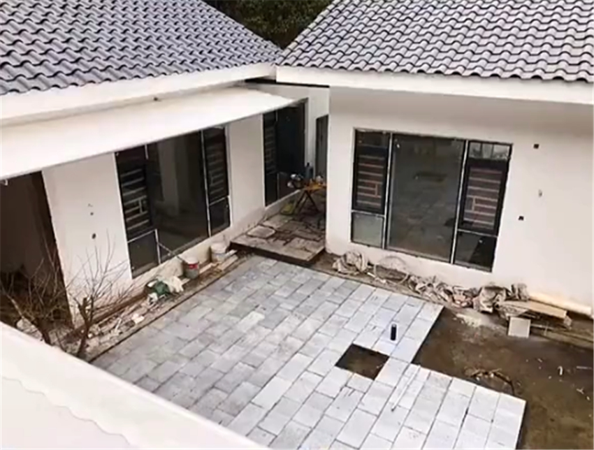 |老哥回老家,5个月盖起中式风小院:原来农村自建房能这么豪华?