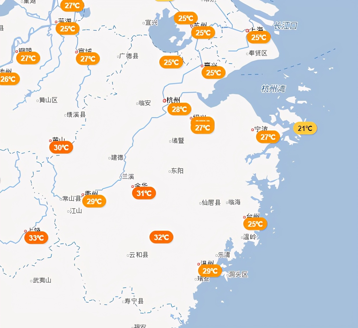 天气说 浙江!倾盆大雨将“卷土重来”!浙江的气温和雨水将迎来下列变化