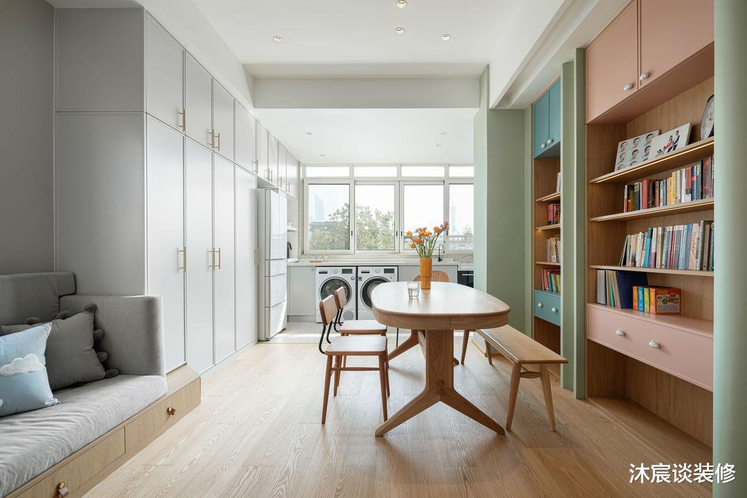 沐宸谈装修 佩服！她把仅55㎡的家重新改造，有“4室”两卫，老破小逆袭成功