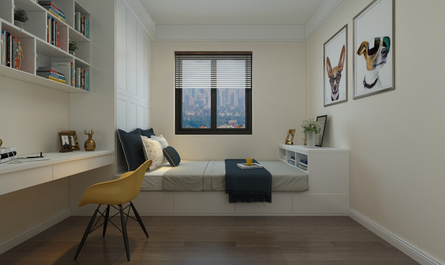 121平现代风三居室，收纳设计美观又实用