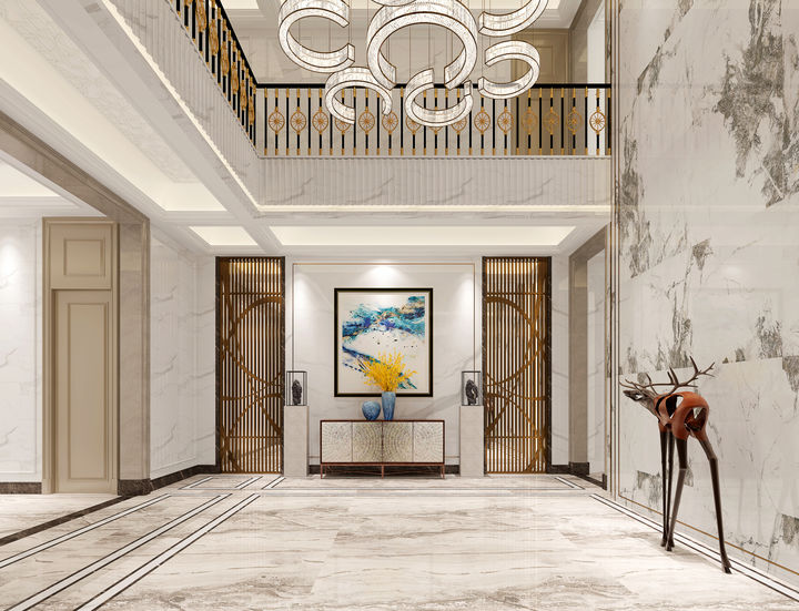 设计师清—专注大宅设计|1000平欧式简约别墅|南通品清别墅装饰