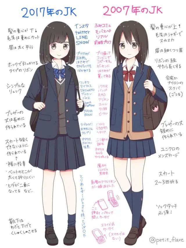 食材 板绘教程JK女孩——全面讲解绘制技巧