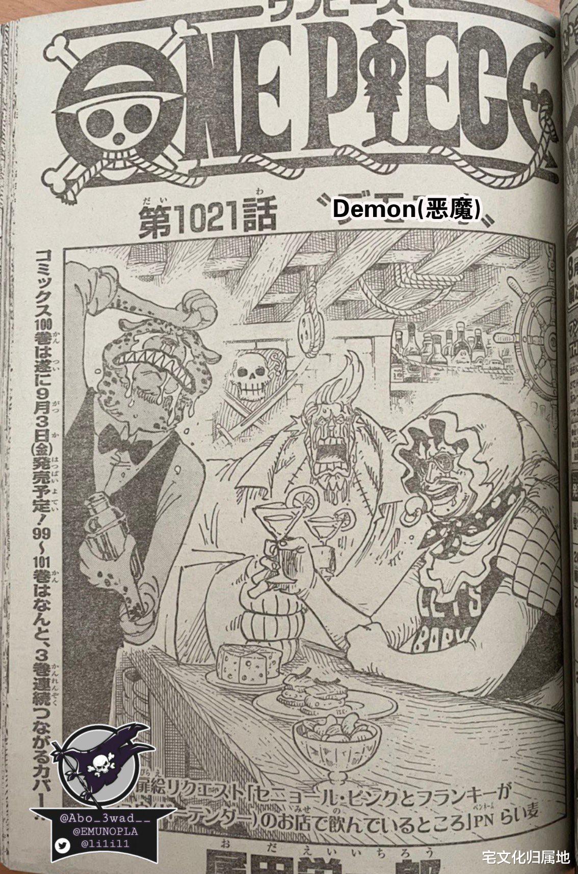 萨博|海贼王1021[个人汉化]罗宾展示恶魔花形态萨博在回忆中登场