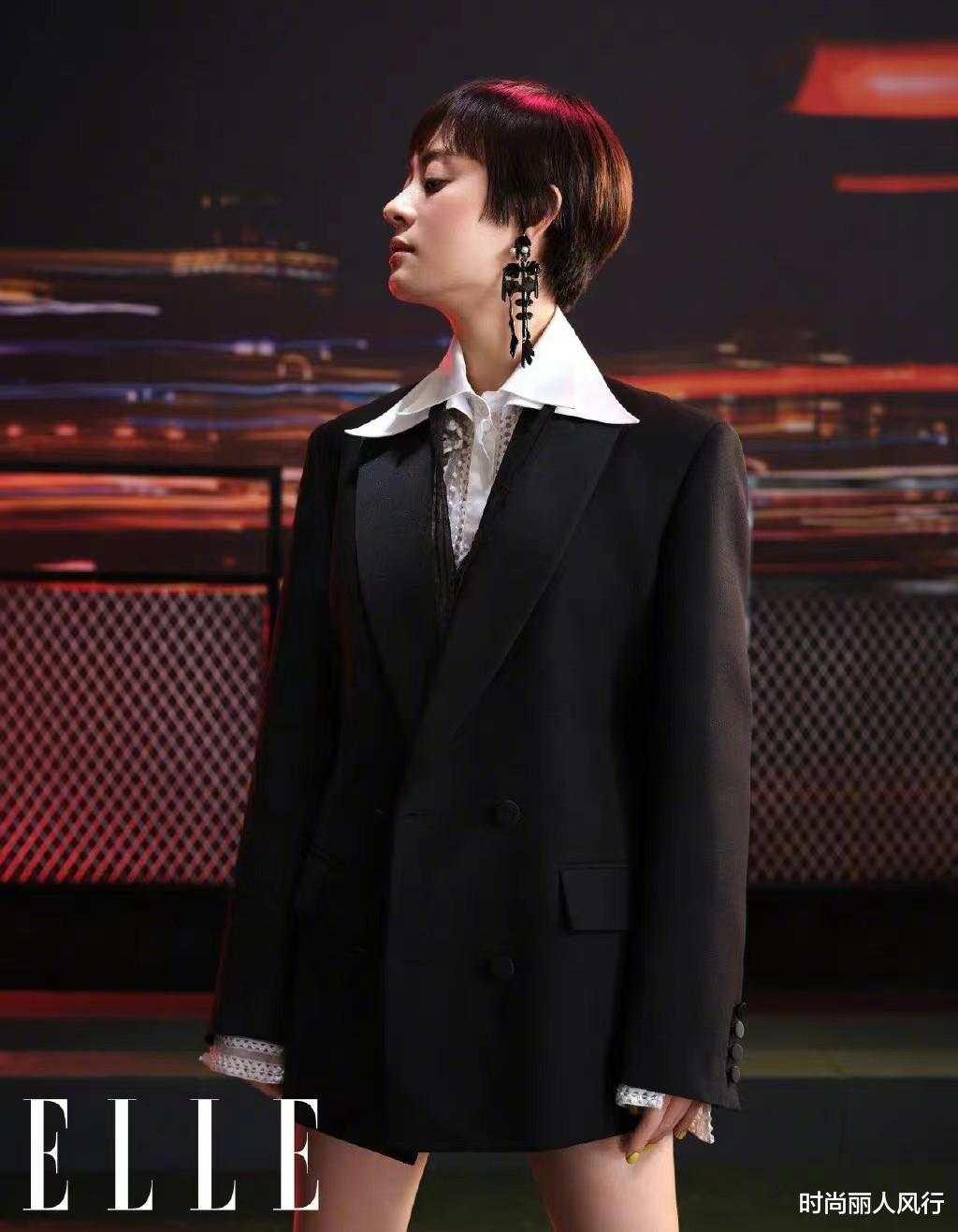 孙俪|孙俪时隔多年终于回归！为ELLE拍大片封面都能翻车，头发太油不能看