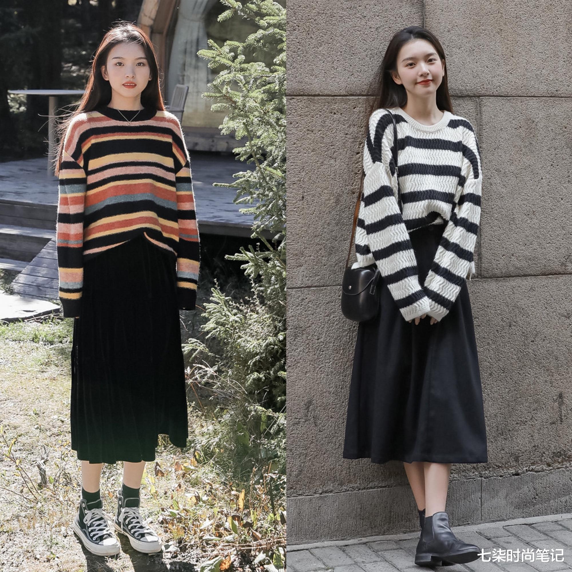 七柒时尚笔记 秋冬穿搭离不开这三件单品,实用的搭配示范,舒适好看又减龄