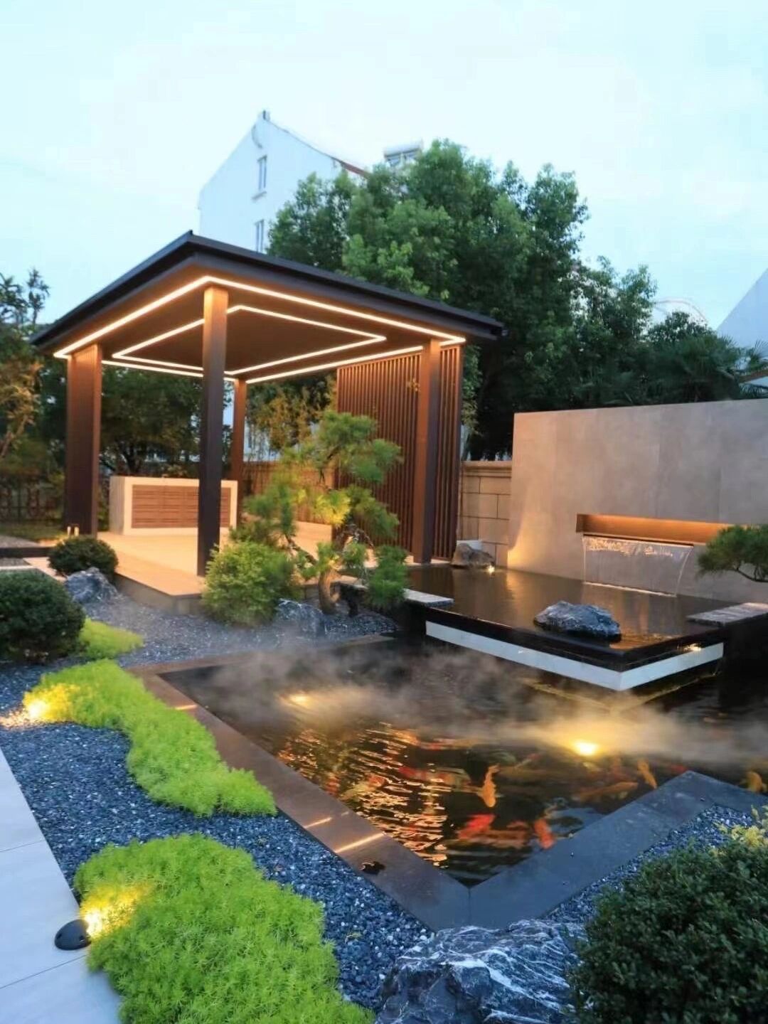 庭院设计:现代简约风庭院改造,在城市中感受惬意温馨的花园生活