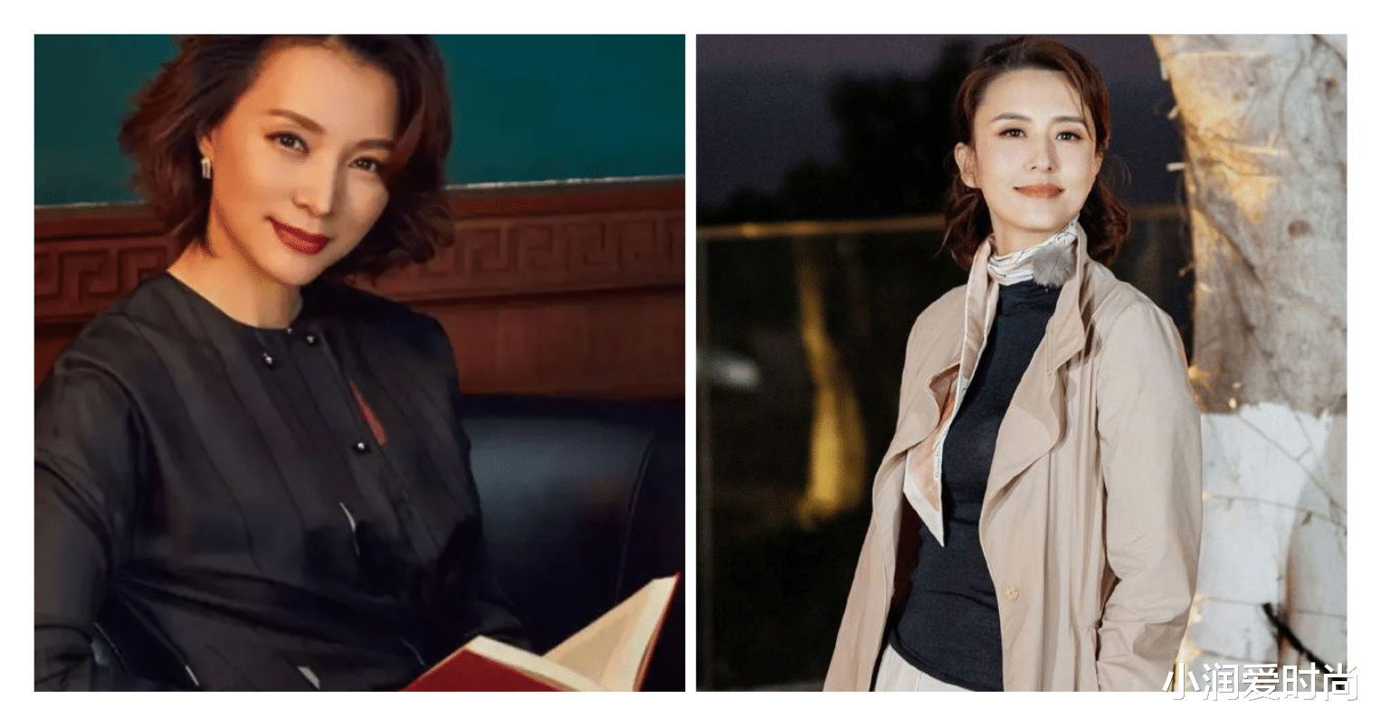 小润爱时尚|42岁张蕾优雅迷人,早秋穿衬衫搭阔腿裤经典文气,好衣品不输董卿