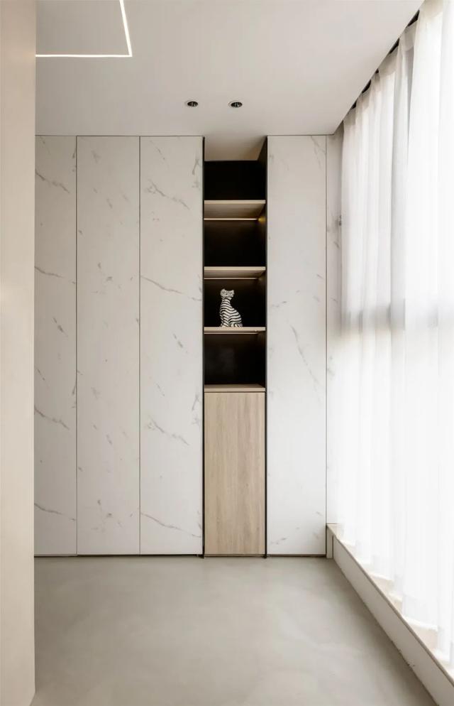 89㎡侘寂风,最简单最纯粹的设计,极简效果令人着迷