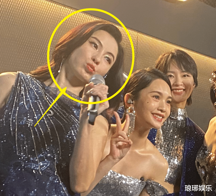 张柏芝|浪姐2失去滤镜的合照曝光，张柏芝不再少女，40岁的状态太真实了