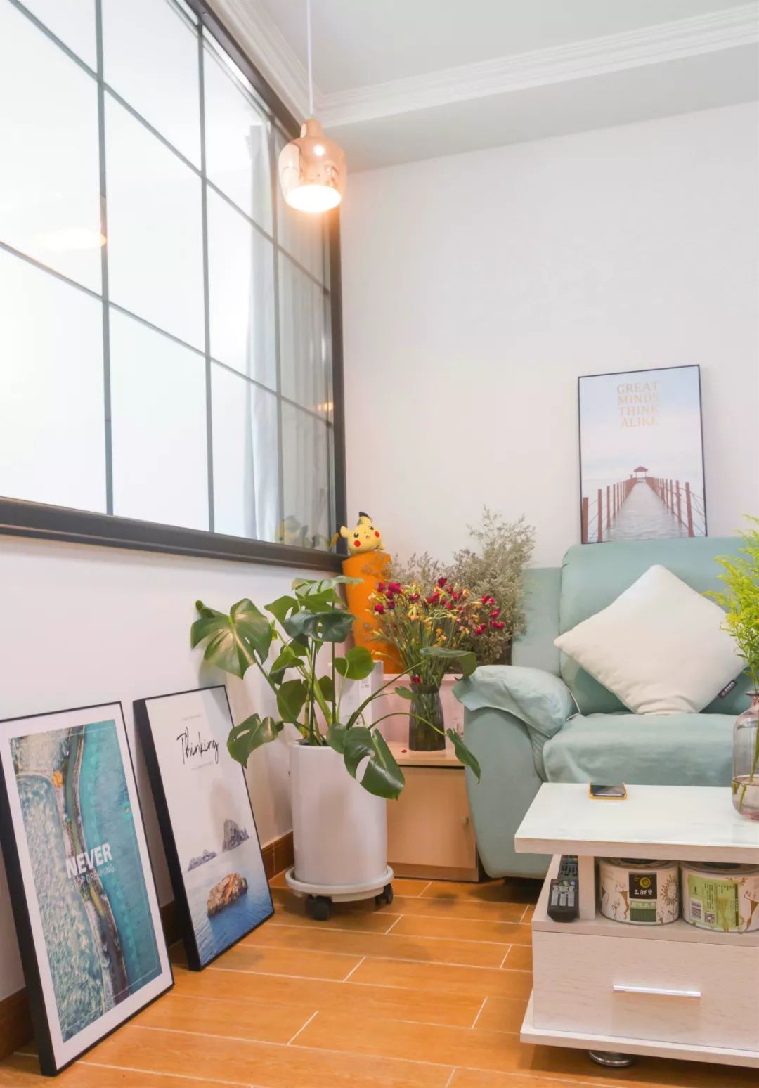 33㎡小宅一室改二室，兼顾采光与收纳，还有迷你儿童房！