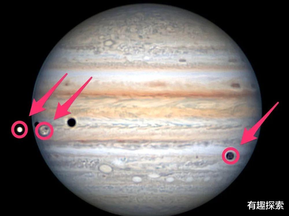 远征一号 比地球日食还要壮观！木星上演三重日食，未来十年不会再出现