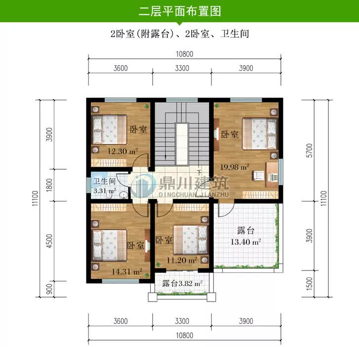 |二层别墅，10×11米，尽显高贵典雅之气，21万建在农村很合适