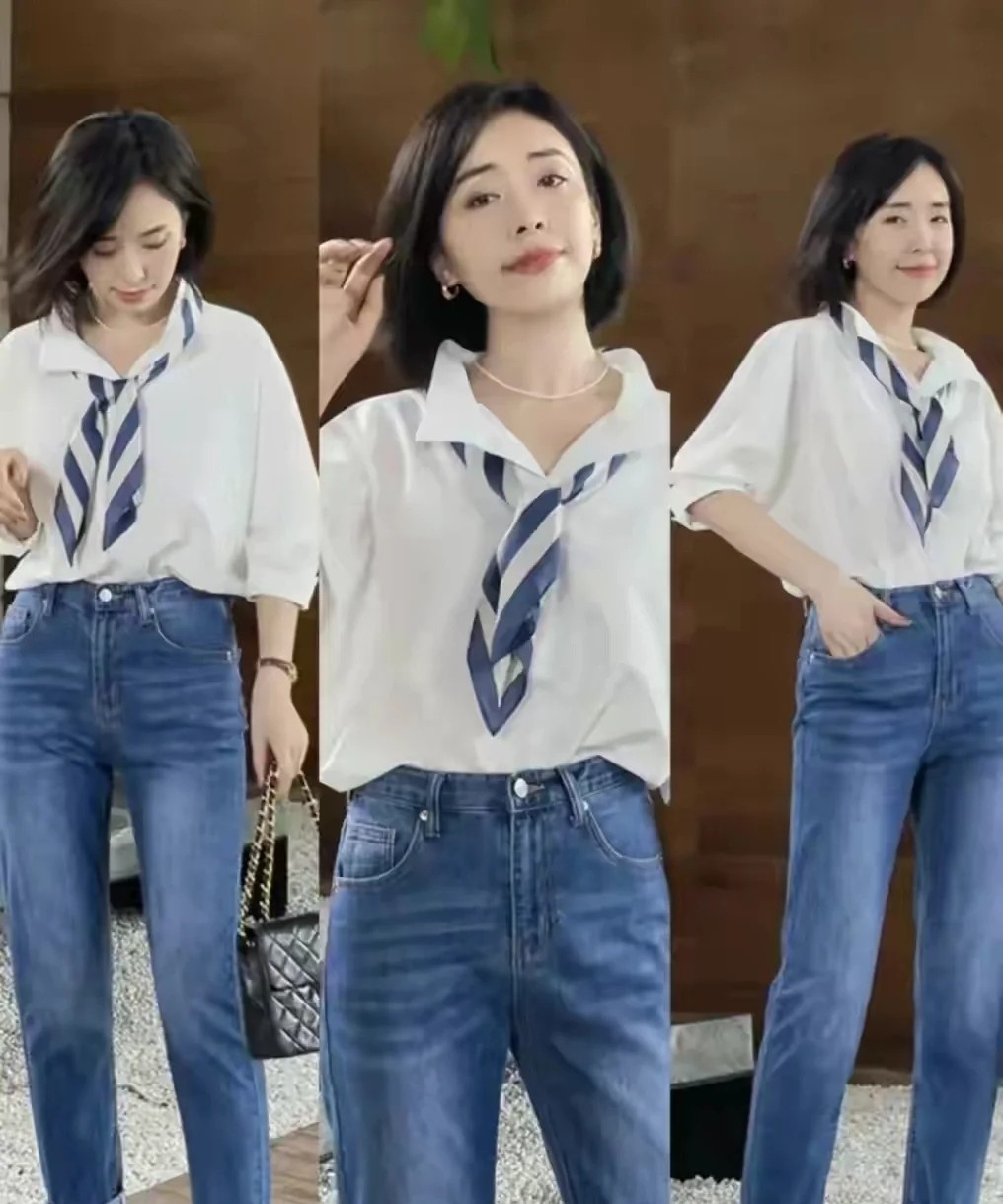 |穿白衬衫太土？3种风格，多套搭配，让你轻松穿出高级感