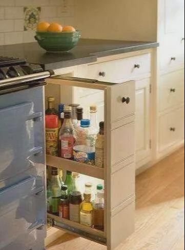 把厨房的橱柜做成这样 ,是真的太完美了!