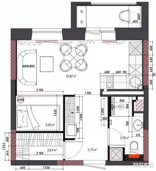 |温馨又个性！33㎡的小屋十分有格调，现代风格之下展示别样之美