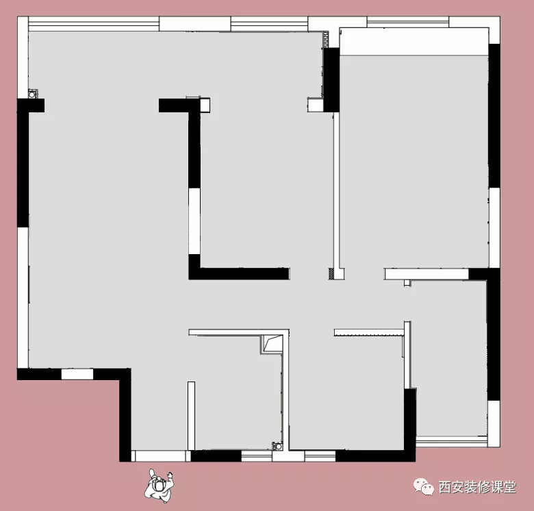 |100㎡三室刚需，简单元素拼凑完美婚房