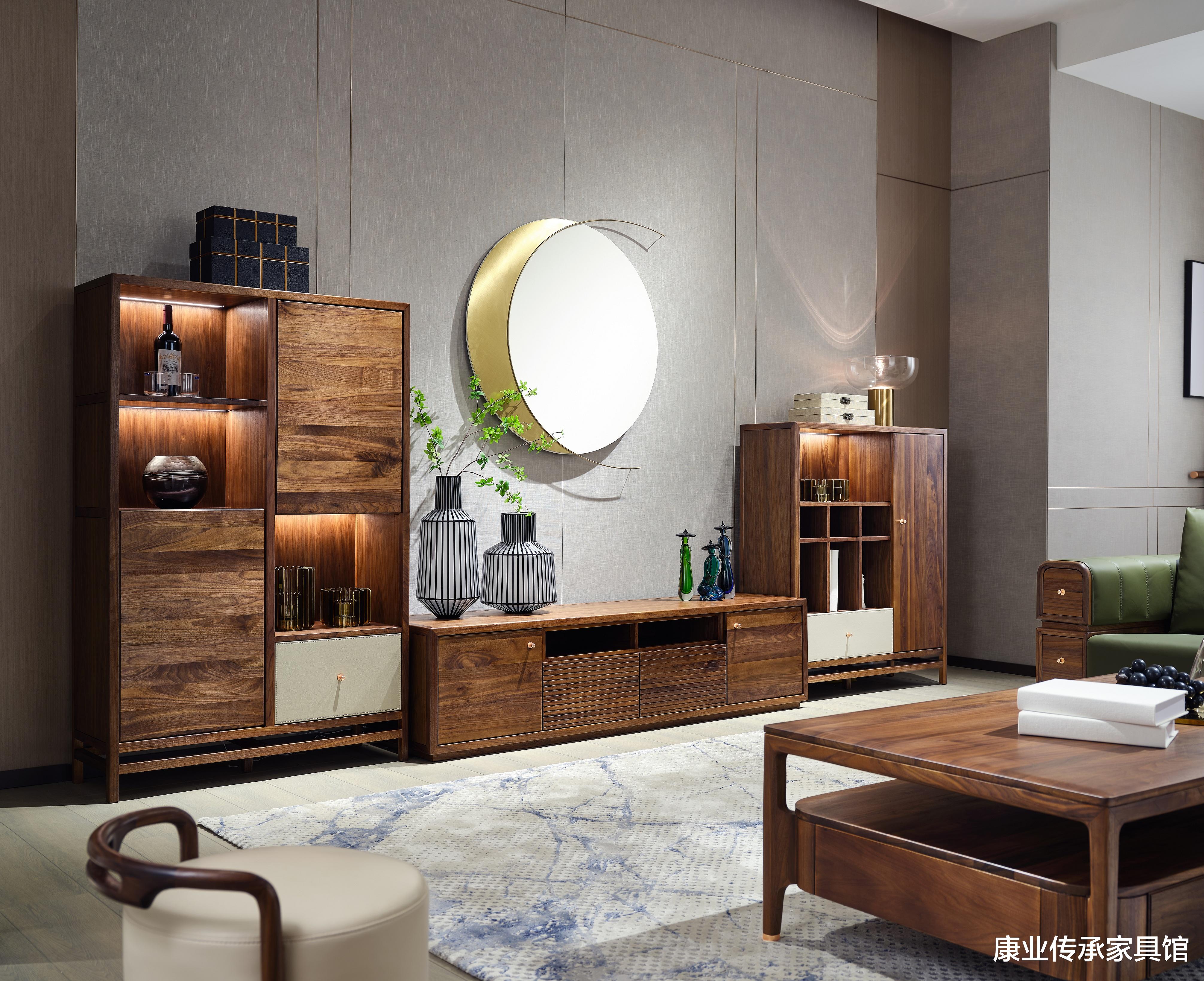康业传承家具馆 轻奢新中式，演绎如水墨画般朦胧的诗意美