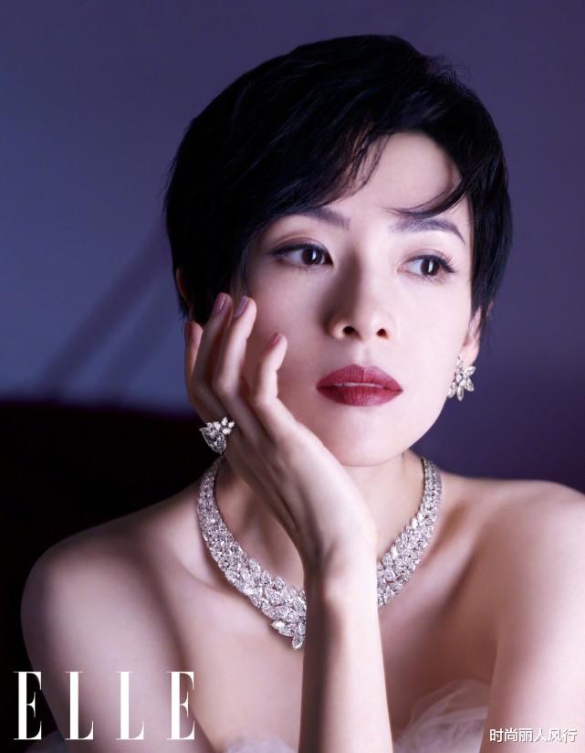 时尚丽人风行|章子怡换新发型不够美！剪短发拍大片颜值下滑，比长发造型差远了