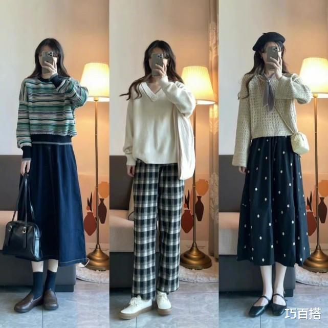 巧百搭 毛衣不愧是“万金油”，日常look都能搞定，让你又美又气质