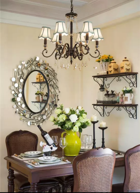 这7款背景墙装饰，瞬间将鸡肋餐厅变成最闪耀区域！