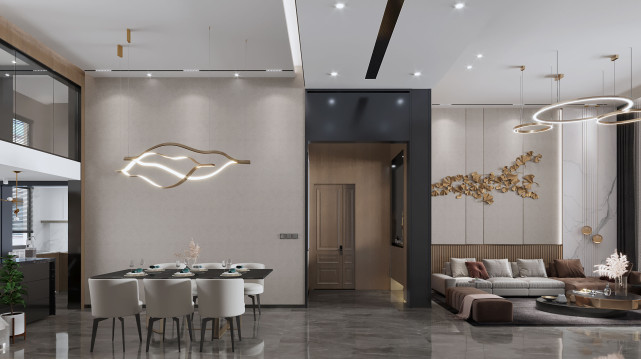 |189平现代风复式房子,细节处流露出精致的生活情调