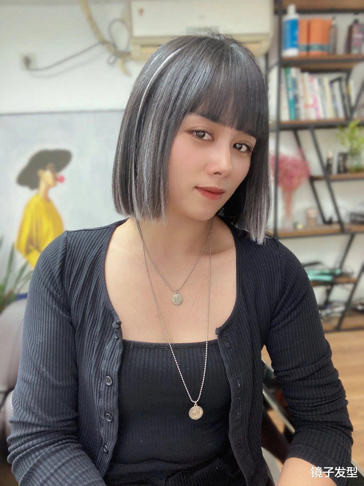 刘海 短发太普通？试试小锯齿刘海，饱满后脑勺长卷发，颜值翻倍