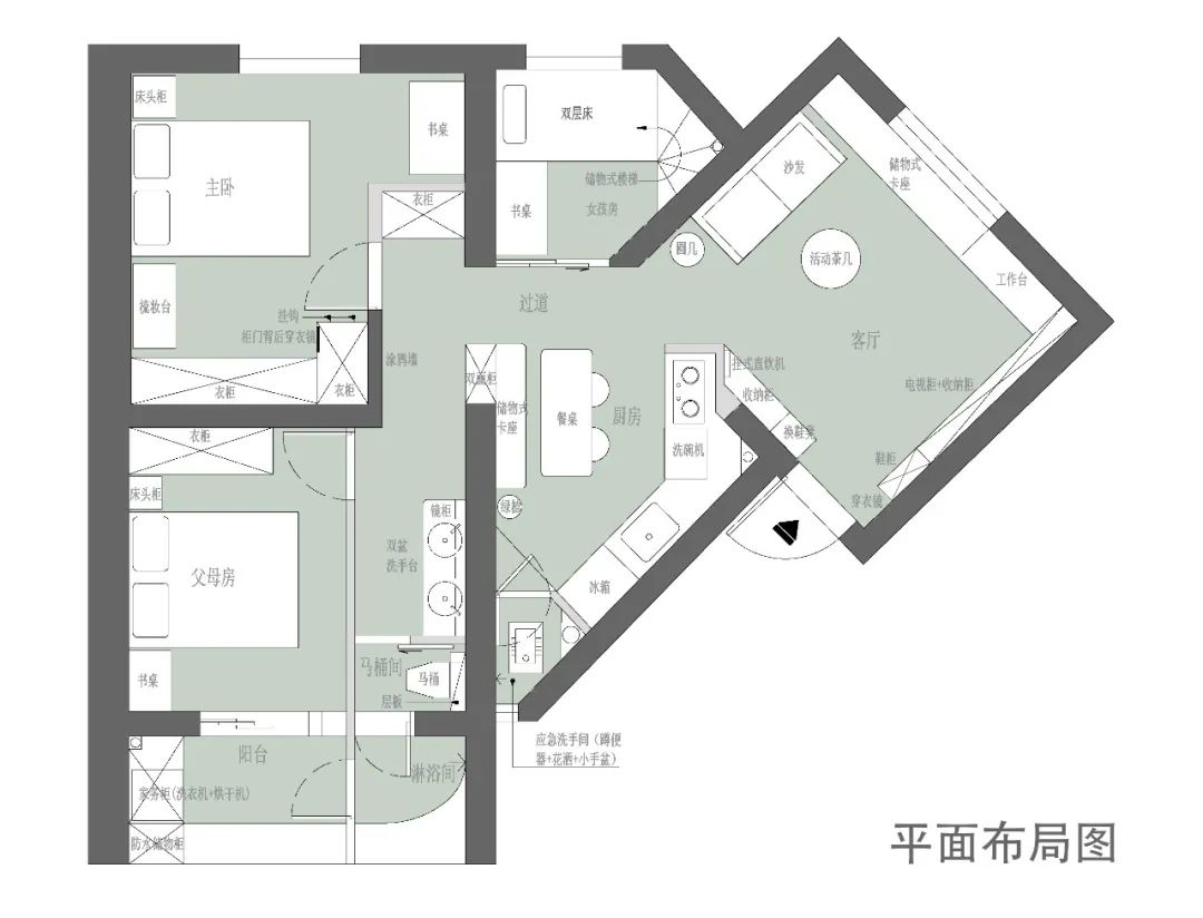 |65㎡的家这么能装？说到空间榨干术，还是你们小户型嚣张！