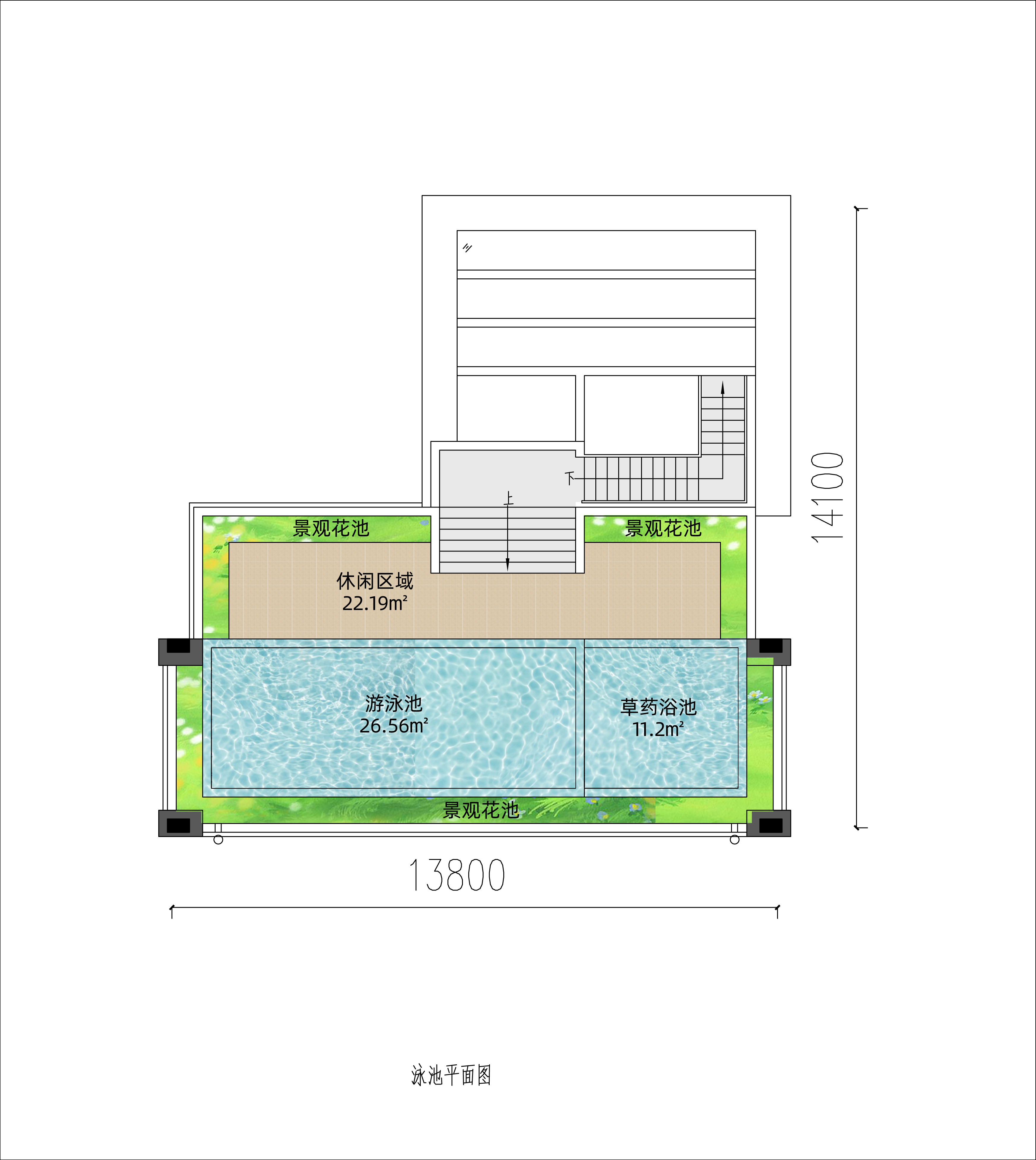 占地190方的现代风住宅，顶层泳池惬意十足