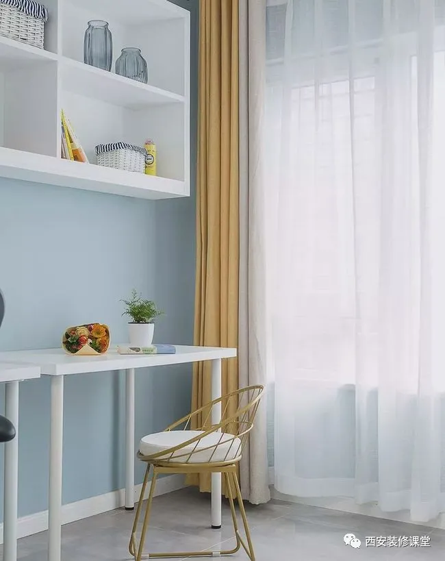 110㎡两室变三室，清爽简约宅