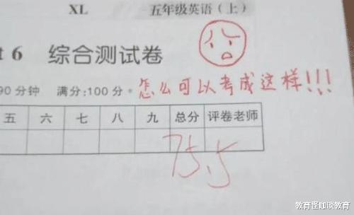 |老师的2字注音“批卷评语”，让家长愤而举报，处理结果来了