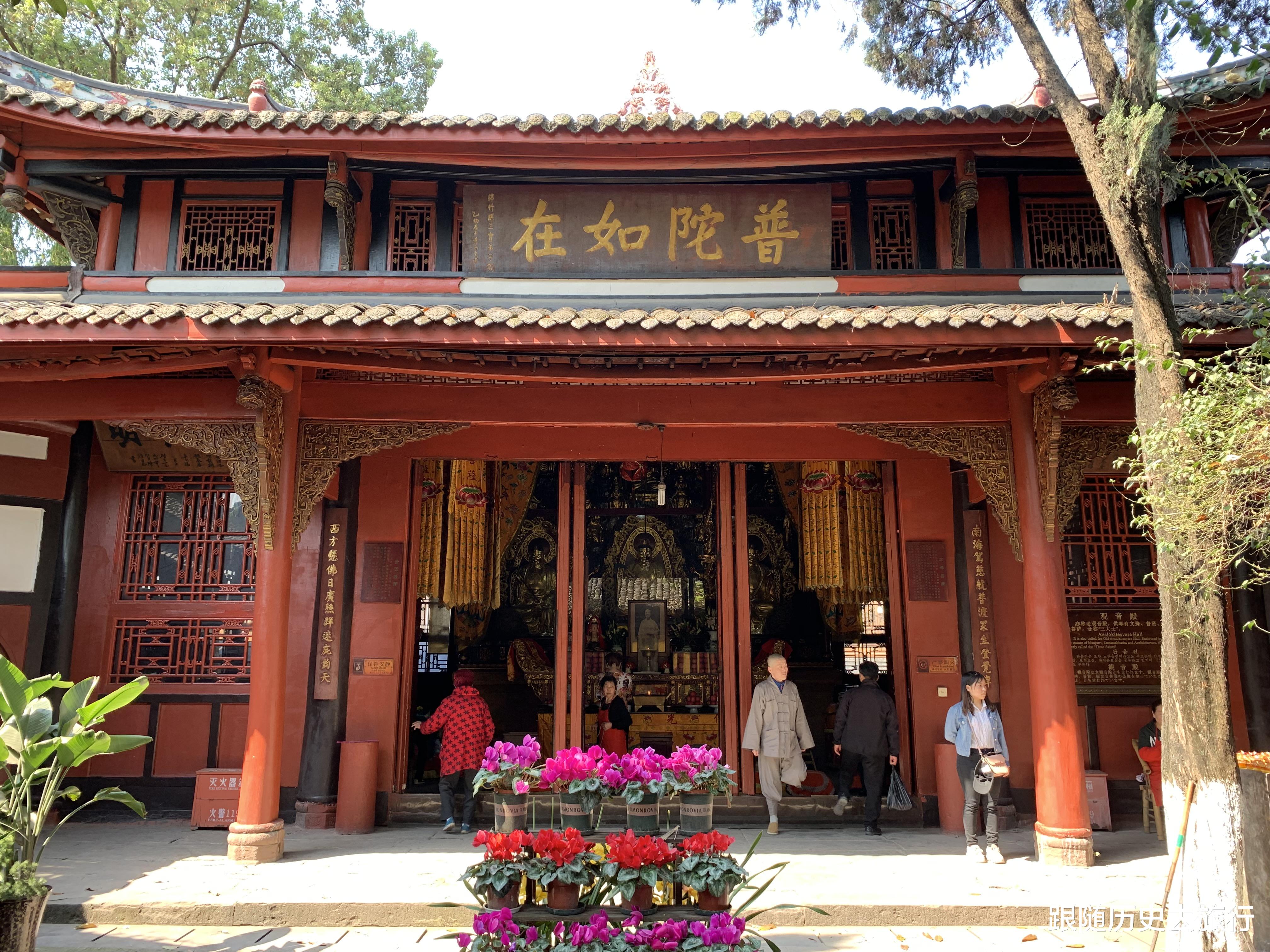 跟随历史去旅行 成都北门这座最美古寺，延续千年却命运多舛，紧靠动物园免费开放