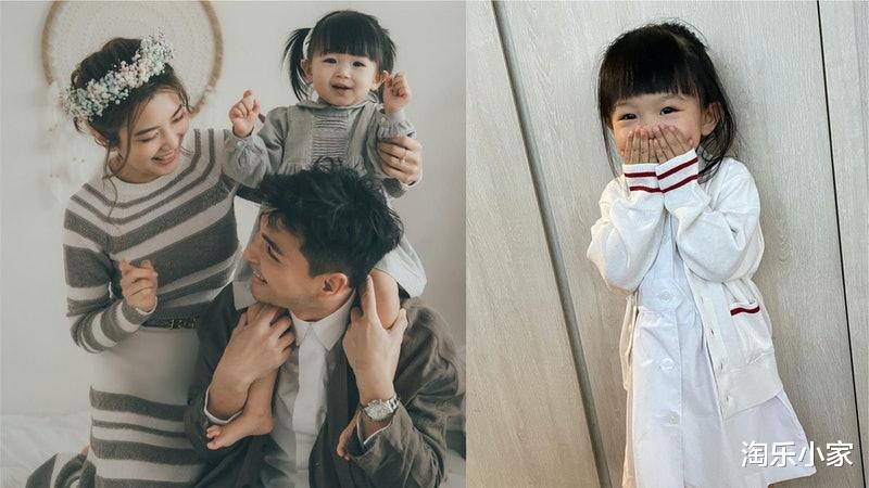 单文柔|陈展鹏单文柔女儿读著名星二代学府,穿校服甜笑转圈,十分精灵可爱!