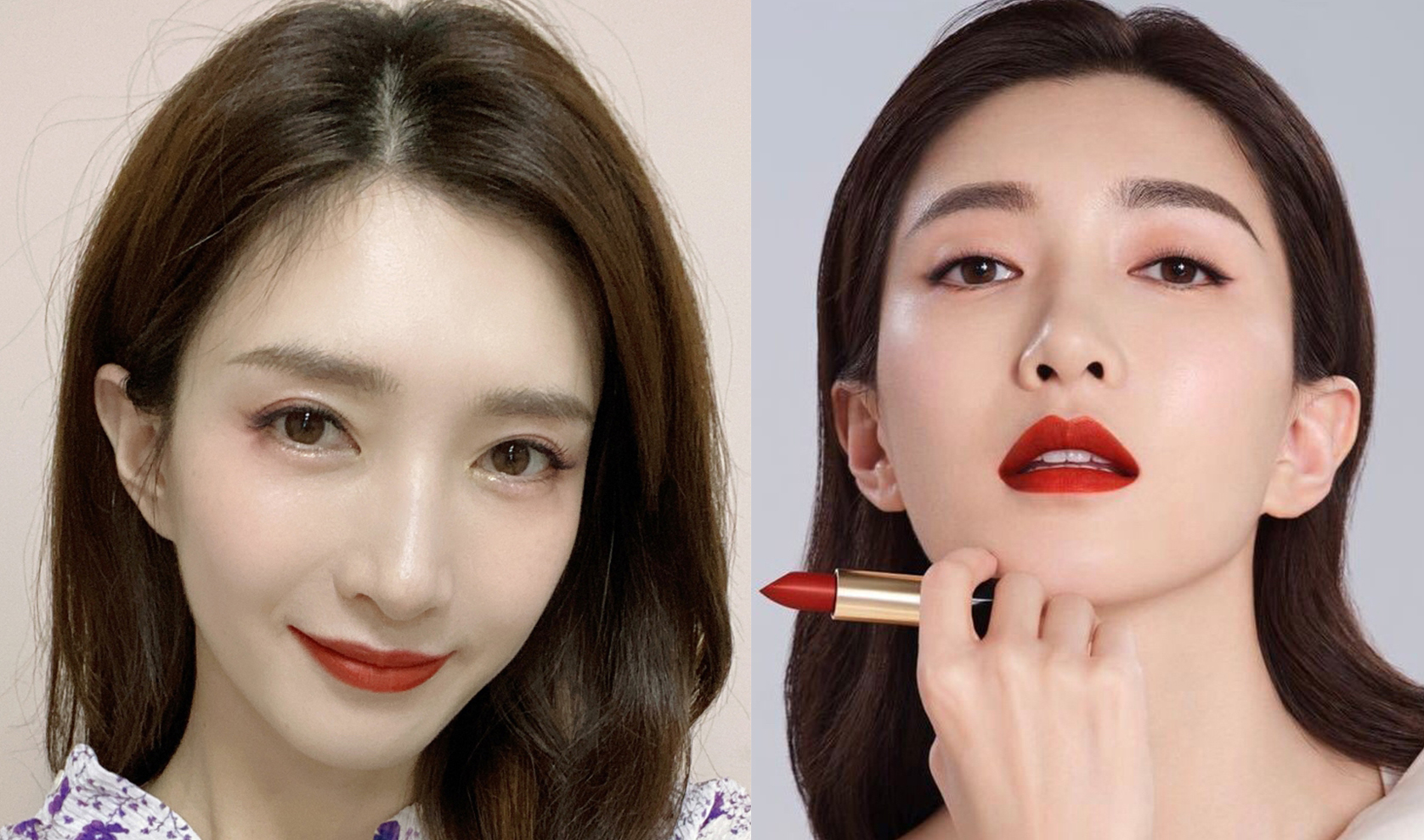 护肤品 江疏影这脸型妆容太有女人味了！Get修容技巧！让你减龄又气质.